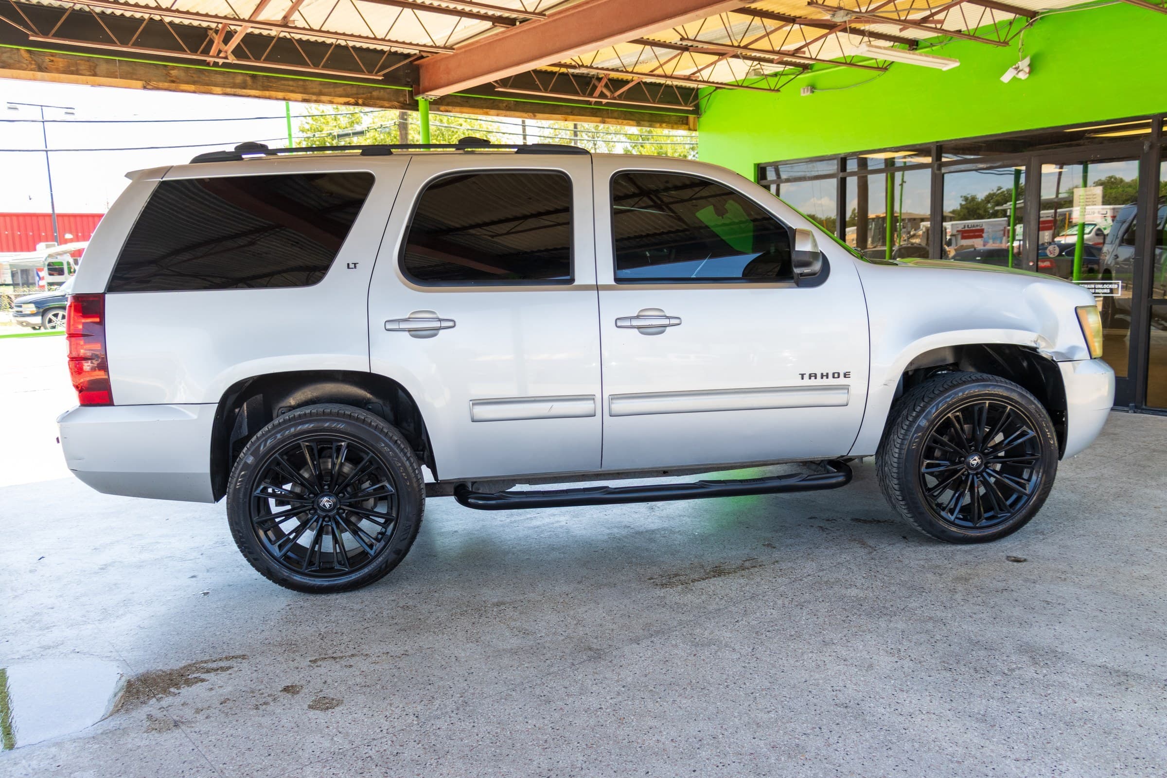 2011 Chevrolet Tahoe LT, passenger-side profile