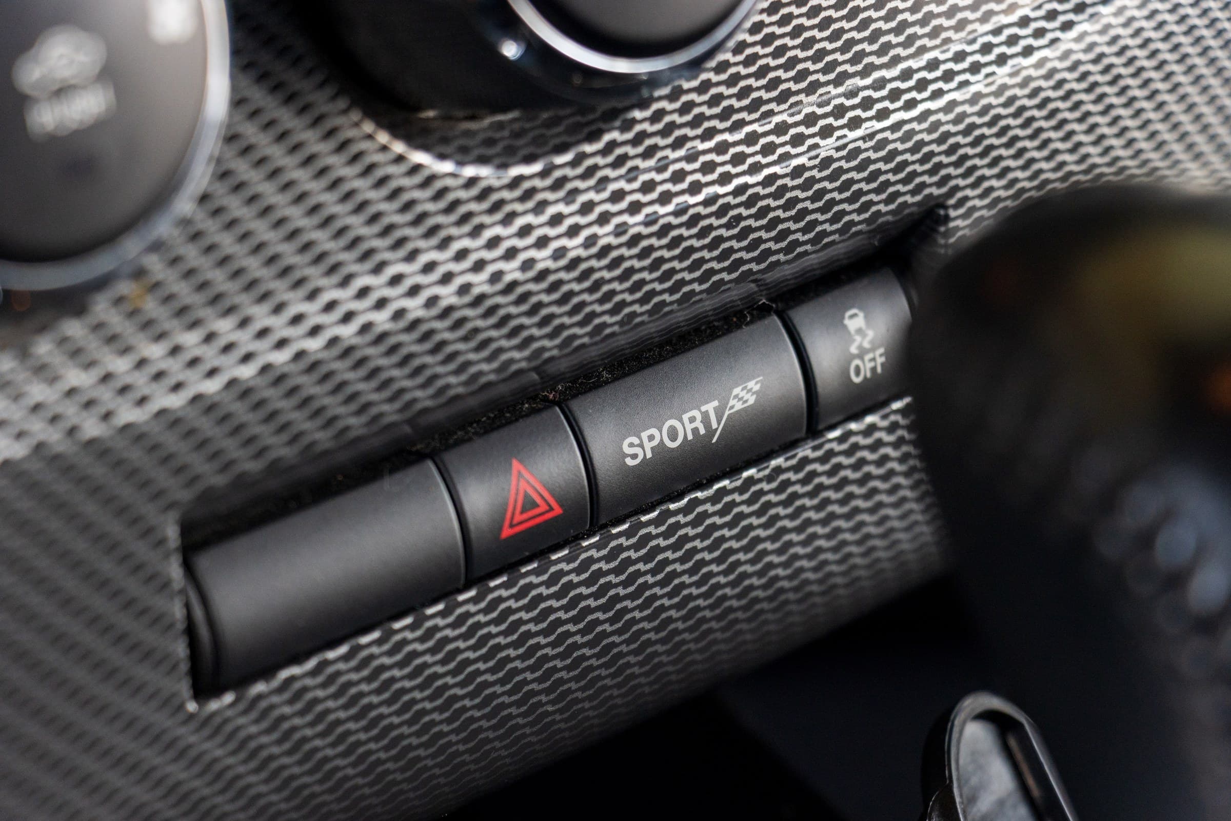 2012 Dodge Challenger R/T interior, center console controls