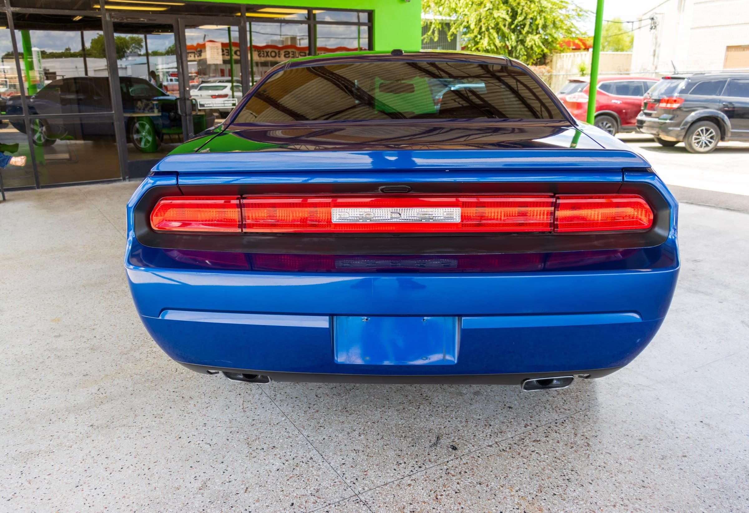 2012 Dodge Challenger R/T, rear view with tail lights